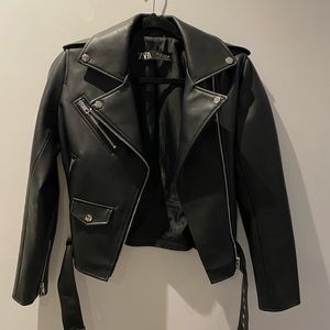 Zara Pleather Jacket